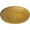 Ekena Millwork Reece Ceiling Medallion (Fits Canopies up to 2 3/8"), Hand-Painted Iridescent Gold, 12"OD x 1 3/4"P CM12REIGS - alternate 2